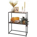 HOMESTYLING Úložný regál 2 police 85cm KO-DD1000560 – Hledejceny.cz