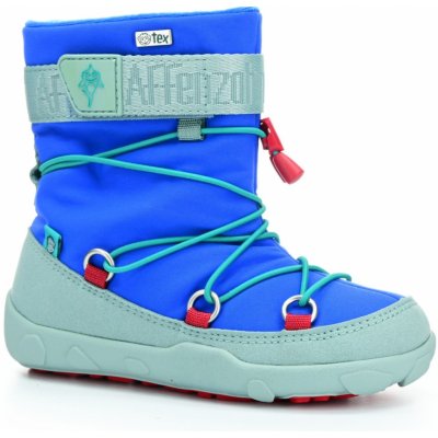 Affenzahn Snow Boot Vegan Shark zimní barefoot boty Blue – Sleviste.cz