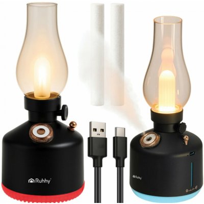 Ruhhy Aive USB Difuzér vzduchu difuzér Noční Lampa + 14 RGB LED retro – Sleviste.cz