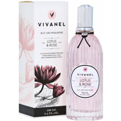 Vivian Gray Vivanel Lotus & Rose luxusní toaletní voda s esenciálními oleji dámská 100 ml