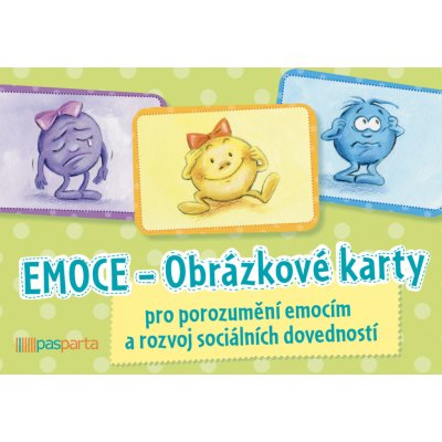Emoce: Obrázkové karty pro porozumění emocí a rozvoj sociálních dovedností