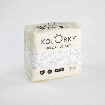 Kolorky DELUXE VELVET S 3-6 kg 25 ks