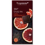 Benjamissimo Čokoláda tmavá 70% s chia a grapem Bio 70 g – Zboží Dáma