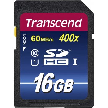 Transcend SDHC 16 GB UHS-I U1 TS16GSDU1