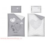 Detexpol povlečení Slon grey 100 x 135 cm 40 x 60 cm – Zboží Dáma