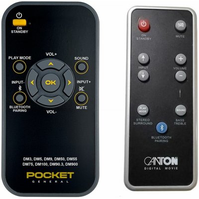 Dálkový ovladač General CANTON DM3, DM5, DM9, DM50, DM55, DM60, DM75, DM100, DM90.3, DM900 – Zboží Mobilmania