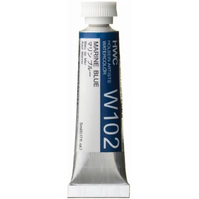 Holbein Akvarelová barva 5ml modrá W090 – Zboží Dáma