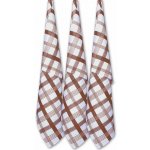 Sleep-well MODERNÍ KÁRO 50 x 70 cm HNĚDÁ 3 ks – Hledejceny.cz