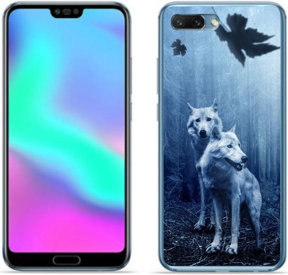 mmCase gelové Honor 10 - vlci v lese