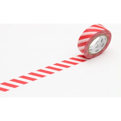 MT masking tape geometrická stripe red – Sleviste.cz