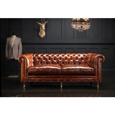 Barrington Furniture Chesterfield Woburn birch karamel – Zboží Mobilmania