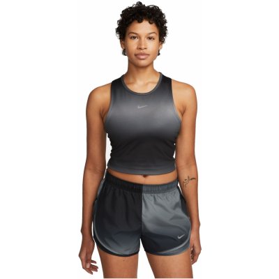 Nike NK DF SWSH PRNT CROP TANK černé DX1033 010 – Zboží Mobilmania