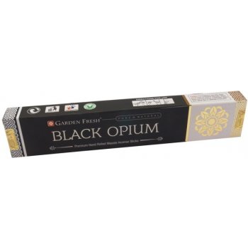 Garden Fresh Premium indické vonné tyčinky Black Opium 15 g