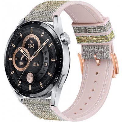 BStrap Glitter řemínek na Samsung Galaxy Watch Active 2 40/44mm, silver yellow SSG032C03 – Zbozi.Blesk.cz