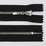 Zip kovový 3mm chrom délka 10cm, barva 332 – Zboží Dáma