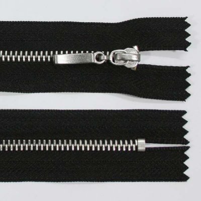 Zip kovový 3mm chrom délka 10cm, barva 332 – Zboží Dáma