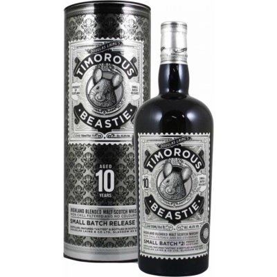 Highland Whisky blended scotch Timorous Beastie 10y 46,8% 0,7 l (tuba)