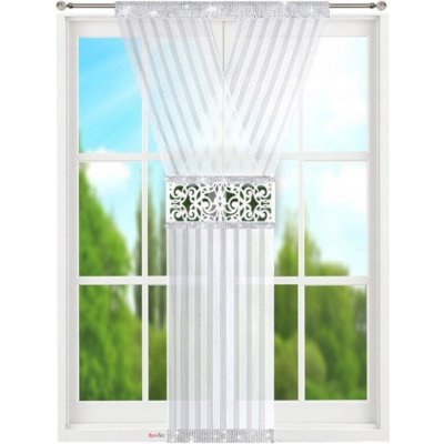 Fliying Dekorativní bílý prolamovaný panel L382, 120x250 cm – Hledejceny.cz