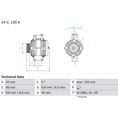 Generátor BOSCH 0 986 047 660 – Zbozi.Blesk.cz