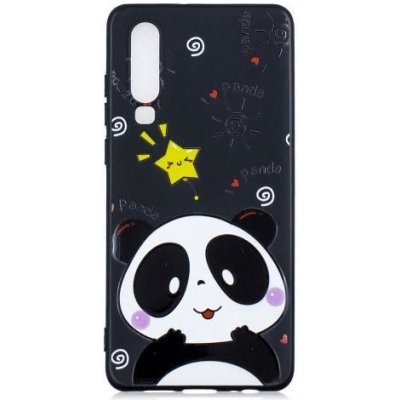 Pouzdro Patte silikonové Huawei P30 - panda – Sleviste.cz