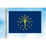 LIBEA, s.r.o. Indiana vlajka Rozměr: 100×150 cm, Uchycení: Karabiny na stožár – Hledejceny.cz