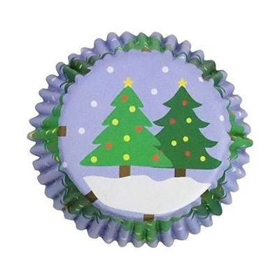 PME košíčky na muffiny s alobalovým vnitřkem Vánoční stromečky (30 ks) ø 5 cm – Zboží Dáma