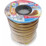 GEKO - Těsnění do oken samolepící EPDM guma E -profil 100m hnědé – Hledejceny.cz