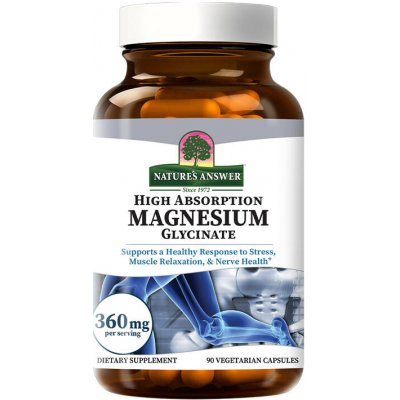 Nature's Answer Magnesium Glycinate 90 Veg Kapslí – Hledejceny.cz