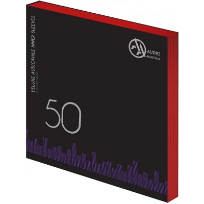 Audio Anatomy INNER SLEEVES 12″ Provedení: Red 50 – Sleviste.cz
