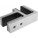 Hahn Steel Držák skla sklo/sklo – 90°, pro tloušťku 16,76–21,52 mm, nerez AISI 316, broušený – Hledejceny.cz