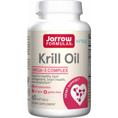 Jarrow Krill Oil 600 mg 60 softgelových kapslí – Hledejceny.cz