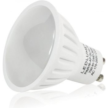 Ledlumen LED žárovka 7W SMD2835 GU10 700lm CCD STUDENÁ