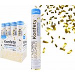 Konfety vystřelovací 30cm fóliové zlaté LUMA – Hledejceny.cz