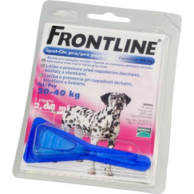 Frontline Spot-On Dog L 20-40 kg 2 x 2,68 ml – Zbozi.Blesk.cz