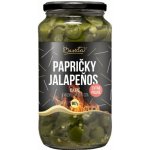 Bassta Papričky Jalapenos Extra pálivé krájené v nálevu z viného octa 907 g – Zboží Dáma