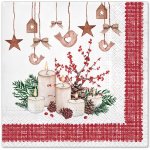 Ubrousky na dekupáž Adventní svíčky – Zboží Dáma