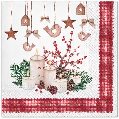 Ubrousky na dekupáž Adventní svíčky – Zboží Dáma