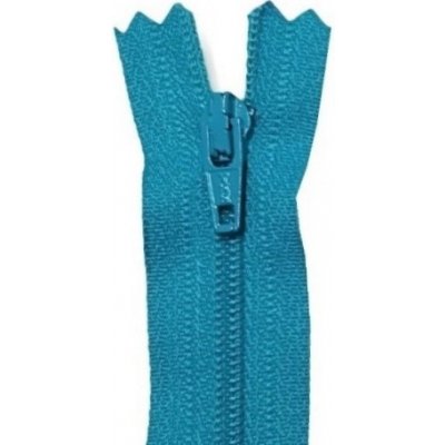 YKK zip spirálový nedělitelný, tyrkysový - 30 cm – Hledejceny.cz