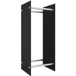 VidaXL Tvrzené sklo 40 x 35 x 100 cm černý – HobbyKompas.cz