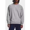 Pánská mikina Under Armour Rival Fleece Crew 24 Castlerock Light Heather/White