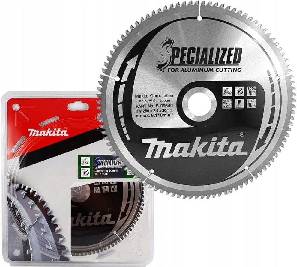 Makita B-09640 Pilový kotouč 250x30 mm 100 zubů