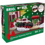 Brio WORLD 36014 Vánoční vlaková sada s parní lokomotivou na baterie – Zboží Mobilmania