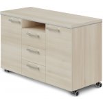 Lenza TopOffice 120 x 50,4 cm akát světlý – Hledejceny.cz