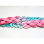 Kanekalon Easy Braid a Miss Rola Barva: PINK/L-PINK/L-MINT (unicorn), Značka: Miss Rola – Zbozi.Blesk.cz