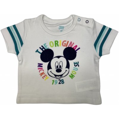 EPlus Dětské triko s krátkým rukávem Mickey Mouse bílé