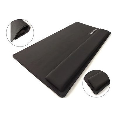 Sandberg Desk Pad Pro XXL / ergonomická podložka ke klávesnici / 712 x 350 x 23 mm (520-35)