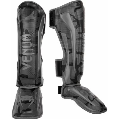 Venum Chrániče holení a nártů Elite - black/dark camo – Zboží Dáma