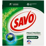 Savo Universal bez chloru prací prášek na barevné i bílé prádlo 20 PD 1,4 kg – HobbyKompas.cz