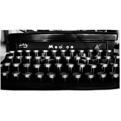 SABLIO Ručník - Psací stroj 30x50 cm – Zboží Mobilmania