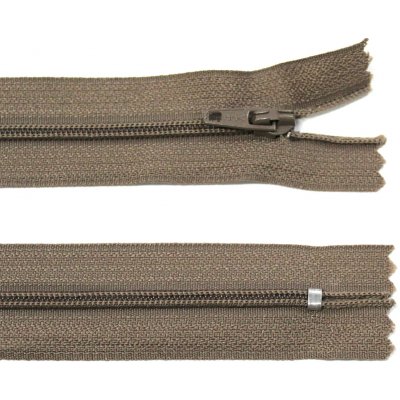 Spirálový zip no.3 nerozepínací 35cm - více barev color: 697 hnědá – Hledejceny.cz